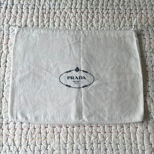 Prada White Dust Bag